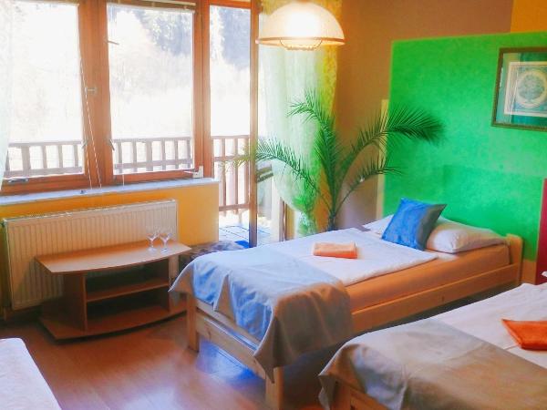 Penzion Havaj : photo 2 de la chambre chambre lits jumeaux avec lit d'appoint et balcon