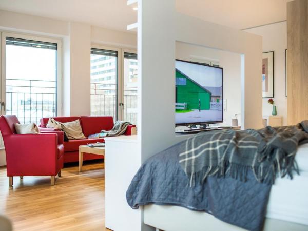 THE FLAG Oskar M. : photo 3 de la chambre studio double confort - vue sur rivière (lit de 180 cm)