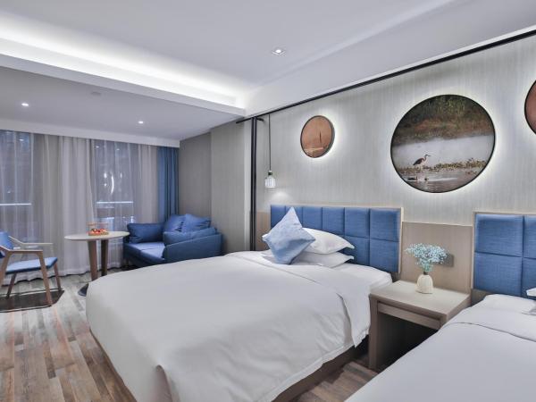 SSAW Boutique Hotel Hangzhou Ant Z-space : photo 3 de la chambre chambre double avec 2 lits doubles