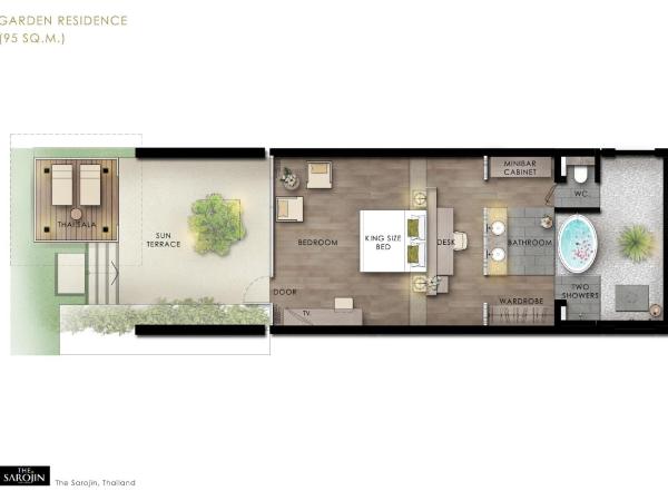 The Sarojin : photo 1 de la chambre résidence jardin