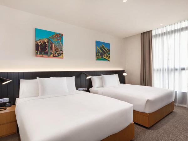 Hyatt House Kuala Lumpur, Mont Kiara : photo 1 de la chambre suite 1 chambre avec 2 lits queen-size et canapé-lit