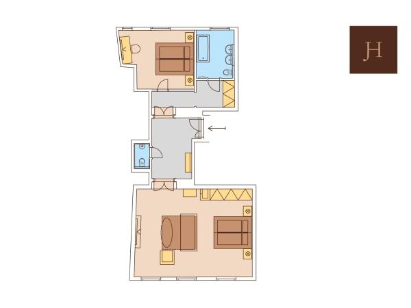 James Hotel & Apartments : photo 1 de la chambre suite familiale 2 chambres