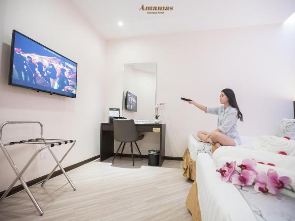 Amamas Boutique Hotel Kuching : photo 6 de la chambre chambre lits jumeaux sans fenêtre