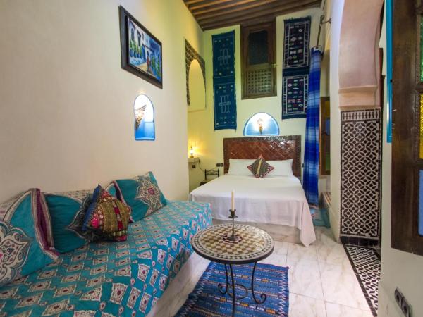 Riad Dar Mansoura : photo 1 de la chambre chambre triple chefchaouen