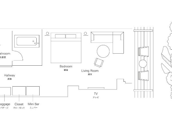 THE THOUSAND KYOTO : photo 5 de la chambre chambre lit king-size premier