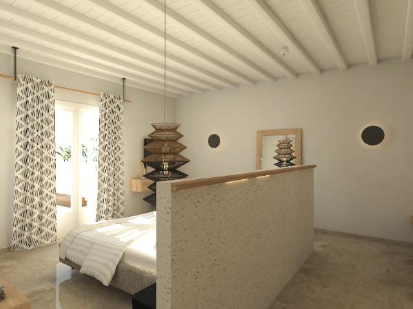 Apiro Mykonos : photo 6 de la chambre hébergement supérieur avec jacuzzi extérieur - vue sur mer