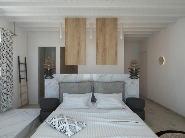 Apiro Mykonos : photo 1 de la chambre suite junior avec baignoire - vue sur mer