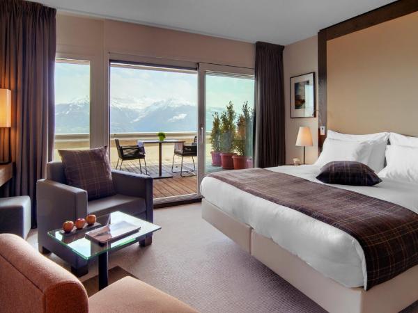 Crans Ambassador : photo 1 de la chambre chambre double premium avec vue sur les montagnes