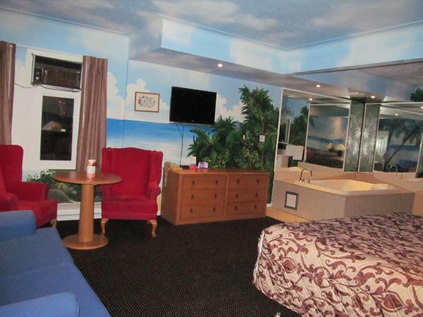 Knights Inn London Ontario : photo 3 de la chambre chambre lit king-size avec bain à remous - non-fumeurs