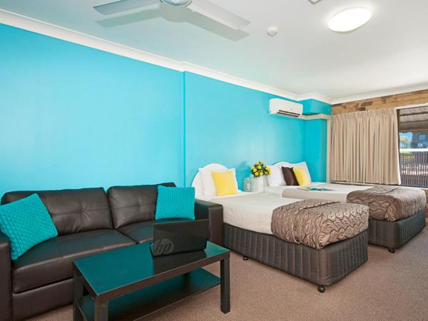 Byron Bayside Central Studio Apartments : photo 1 de la chambre chambre standard lit queen-size