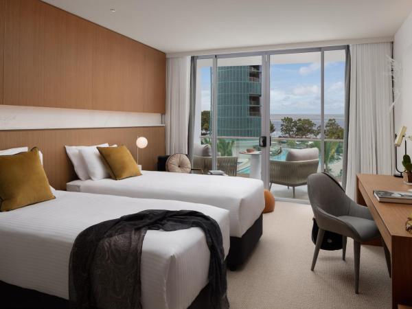 Crystalbrook Riley : photo 1 de la chambre chambre lits jumeaux complexe hôtelier - vue sur piscine