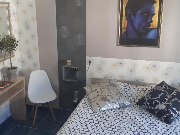 Patrick&Pierre Bed and Breakfast Nîmes : photo 4 de la chambre chambre double avec salle de bains privative extérieure