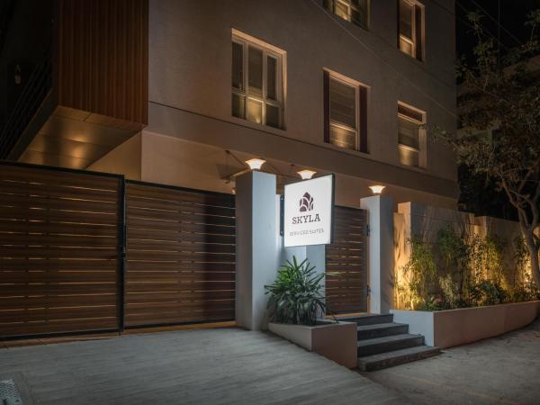 Skyla Serviced Apartments & Suites Jubilee Hills : photo 9 de la chambre chambre lits jumeaux deluxe