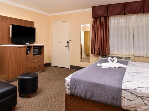 Best Western Hollywood Plaza Inn Hotel - Hollywood Walk of Fame LA : photo 6 de la chambre chambre lit queen-size - non-fumeurs