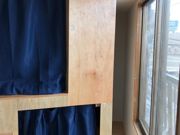 Guesthouse OYADO SAPPORO : photo 2 de la chambre lit dans dortoir mixte de 6 lits