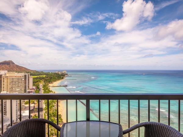 Hyatt Regency Waikiki Beach Resort & Spa : photo 5 de la chambre chambre avec 2 lits queen-size - vue sur océan - Étage supérieur
