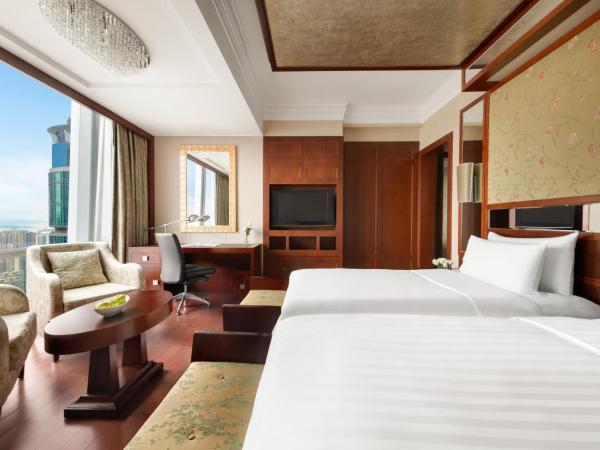 Futian Shangri-La, Shenzhen,Near to Shenzhen Convention&Exhibition Centre, Futian Railway Station : photo 5 de la chambre chambre lits jumeaux horizon avec accès au salon exécutif
