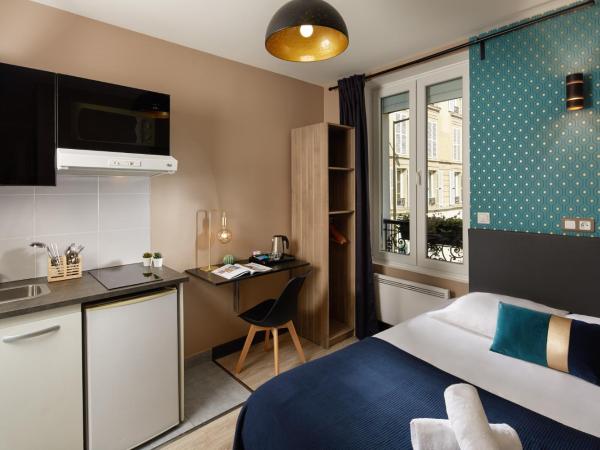 Résidence AURMAT - Appart - Hôtel - Boulogne - Paris : photo 5 de la chambre studio double (2 adultes) - 106 rue de paris