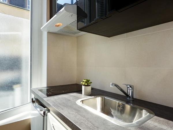 Résidence AURMAT - Appart - Hôtel - Boulogne - Paris : photo 6 de la chambre studio lits jumeaux (2 adultes) - 106 rue de paris