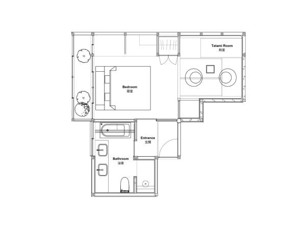 Nazuna Kyoto Gosho : photo 7 de la chambre chambre lit king-size deluxe