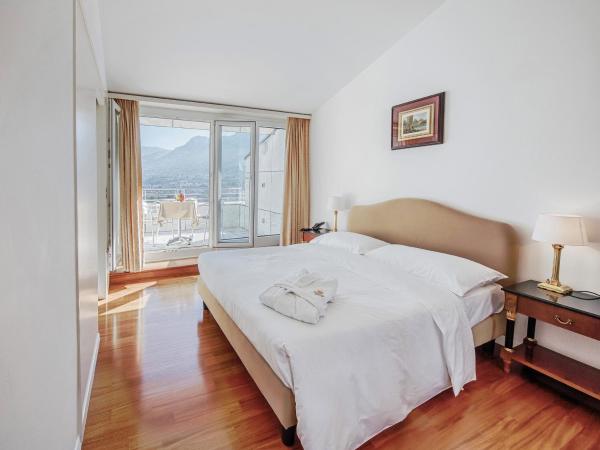 Villa Sassa Hotel, Residence & Spa - Ticino Hotels Group : photo 2 de la chambre suite penthouse - vue sur lac