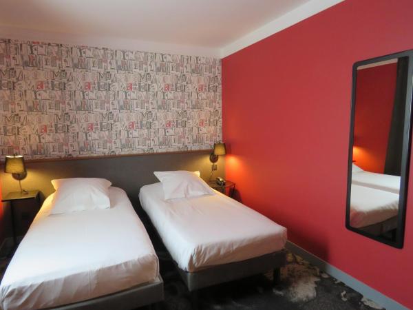 Hôtel Bristol Reims : photo 4 de la chambre chambre lits jumeaux