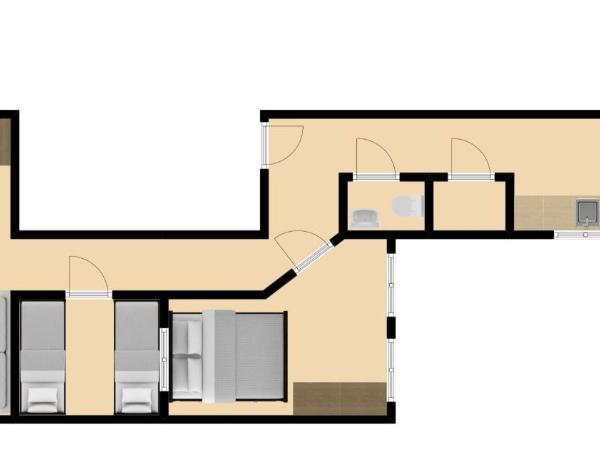 Plantage Hortus Apartments : photo 3 de la chambre appartement confort 2 chambres