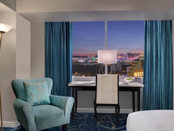 Westgate Las Vegas Resort and Casino : photo 2 de la chambre chambre lit queen-size double de luxe - vue sur le strip