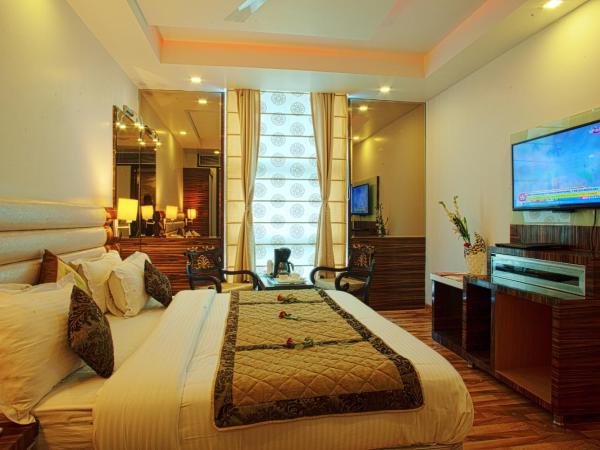 HOTEL DELHI 55 @ NEW DELHI RAILWAY STATION : photo 5 de la chambre chambre super deluxe avec navette depuis l'aéroport
