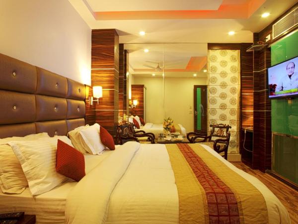 HOTEL DELHI 55 @ NEW DELHI RAILWAY STATION : photo 2 de la chambre chambre double deluxe