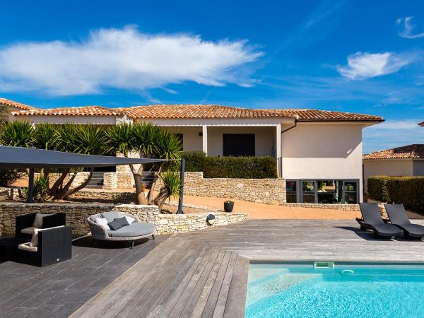 l'Albitru : photo 9 de la chambre chambre double - vue sur jardin