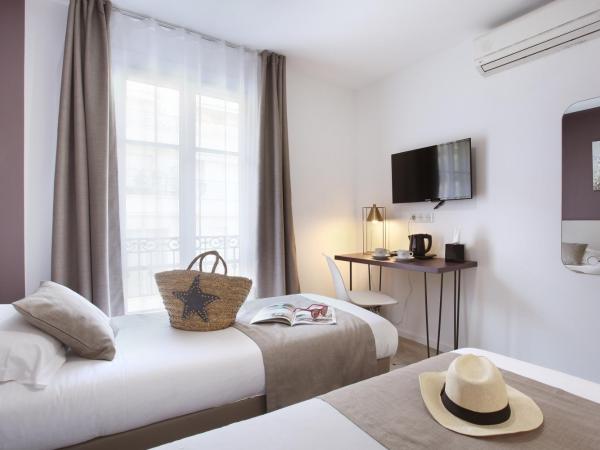 Hôtel Alcôve Nice : photo 2 de la chambre chambre lits jumeaux confort