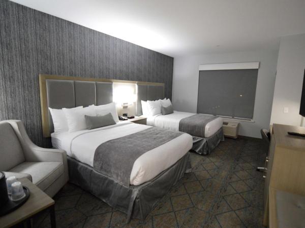 Best Western Plus Executive Residency Oklahoma City I-35 : photo 2 de la chambre chambre avec 2 lits queen-size et baignoire - accessible aux personnes à mobilité réduite