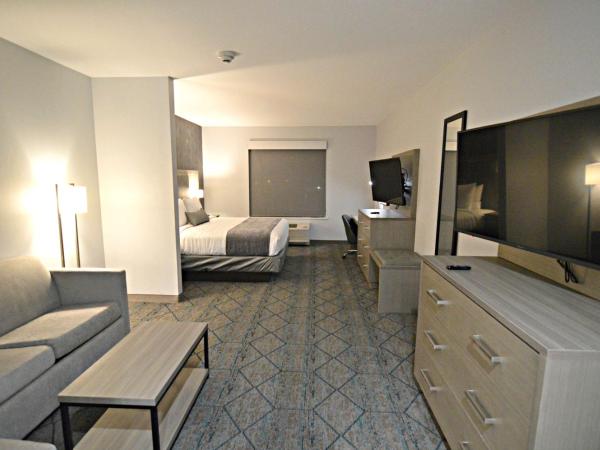Best Western Plus Executive Residency Oklahoma City I-35 : photo 1 de la chambre suite lit king-size avec canapé-lit
