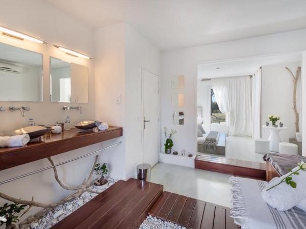 Mas Sainte Marie ,Piscine Chauffée : photo 8 de la chambre suite avec jacuzzi
