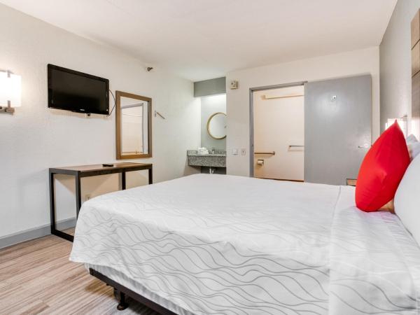 Dallas Love Field Inn : photo 5 de la chambre chambre simple - accessible aux personnes à mobilité réduite