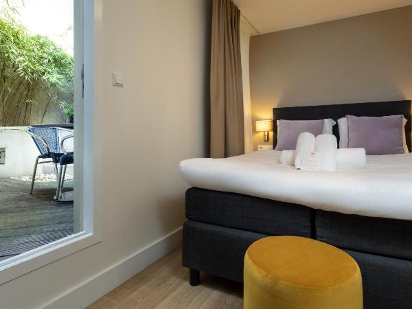 NL Hotel District Leidseplein : photo 1 de la chambre chambre double confort avec terrasse - sous-sol
