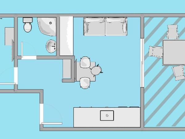 Apartments Nino 1 : photo 10 de la chambre appartement - vue sur mer