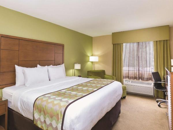 La Quinta Inn by Wyndham Austin North : photo 1 de la chambre chambre lit king-size avec douche accessible en fauteuil roulant - adaptée aux personnes malentendantes/à mobilité réduite - non-fumeurs