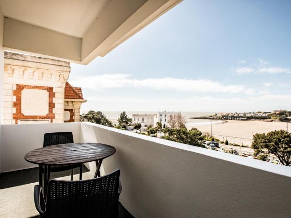 Hotel Belle Vue Royan : photo 6 de la chambre chambre double ou lits jumeaux - vue sur mer