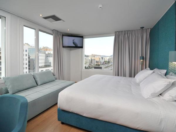 Athenaeum Smart Hotel : photo 1 de la chambre chambre double ou lits jumeaux de luxe - vue sur acropole