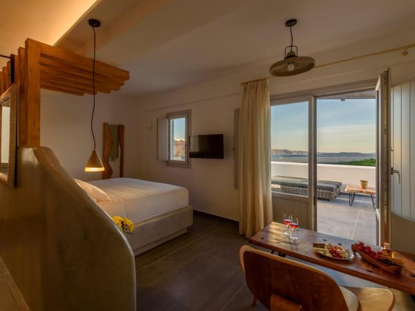 Elitoz Suites : photo 3 de la chambre suite lit king-size avec jacuzzi - vue sur volcan