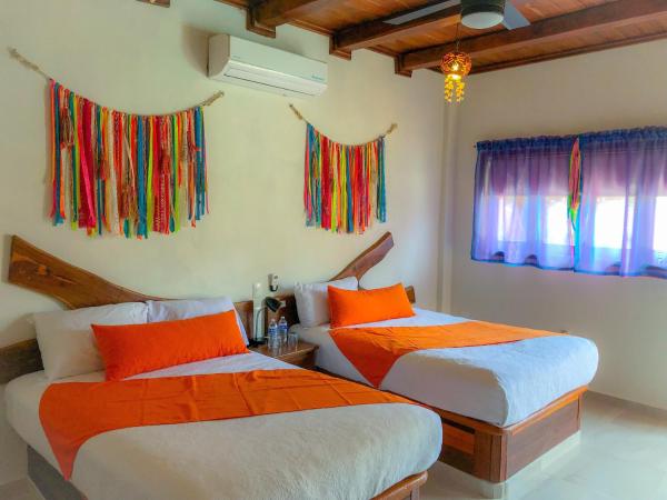 Hacienda Dos Ojos : photo 3 de la chambre chambre lits jumeaux supérieure