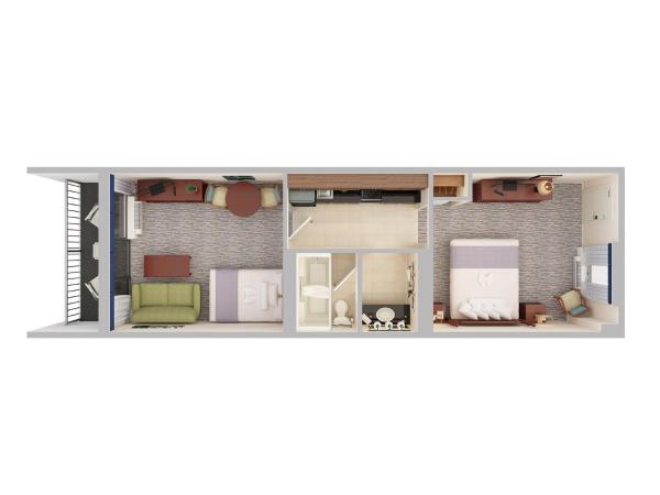 Holiday Pavilion Resort on the Boardwalk : photo 3 de la chambre suite lit king-size – côté océan