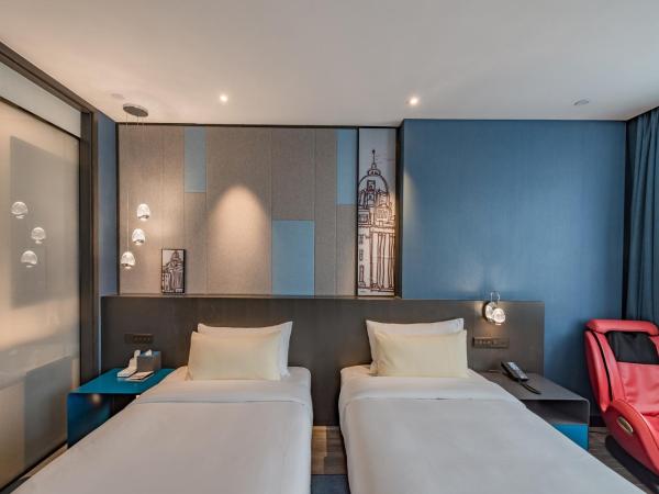 Yiting Hotel Yuanzhou, Shanghai : photo 5 de la chambre chambre lits jumeaux japonaise