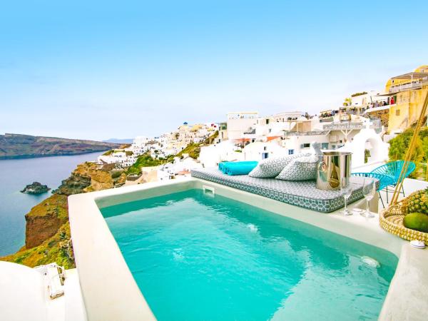 Kaleidoscope Cave Houses : photo 6 de la chambre suite blue sky avec jacuzzi extérieur