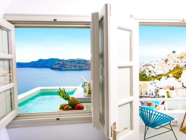 Kaleidoscope Cave Houses : photo 9 de la chambre suite blue sky avec jacuzzi extérieur