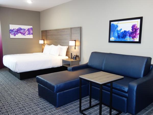 La Quinta by Wyndham San Antonio Alamo City : photo 1 de la chambre 1 king bed, deluxe mobility/hearing accessible room, roll-in shower, non-smoking