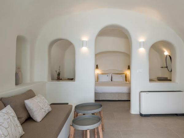 Art Maisons Oia Castle : photo 1 de la chambre suite avec piscine privée