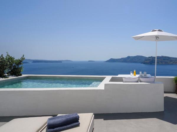 Echoes Luxury Suites : photo 1 de la chambre suite premium avec petite piscine extérieure chauffée privée - vue sur caldeira